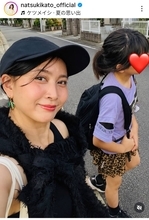 １６８センチ加藤夏希　１０歳娘の身長に驚がく「でけー」フォロワーも仰天「高いですね」「スラっとして」