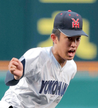 【甲子園】横浜・織田翔希が初回から１５５キロ！初球１５０キロは痛打されるも４番・古城大翔とオール直球勝負