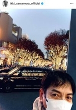 人気俳優が原宿に！「きゃー会いたかった」…マスク姿の沢村一樹