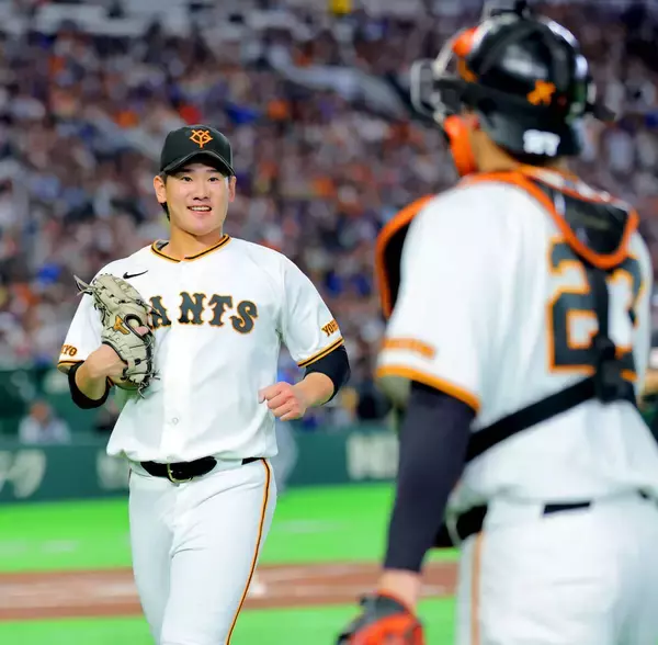 【巨人】先発・井上温大は７回３安打１失点で降板　直後に味方が逆転し勝利投手の権利