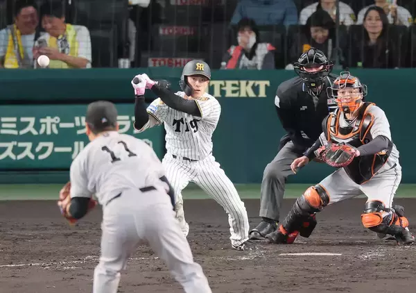 【阪神】平凡な二ゴロが内野安打に　ランエンドと福島圭音の俊足でオールセーフ→得点につながり１点差
