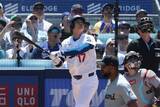 「大谷翔平、３打席目は左飛で本拠地ため息　登板翌日は打者で復帰…今季４個目の盗塁も記録、２戦ぶり７号にも期待　」の画像1