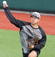 【巨人】故障班の大勢　キャッチボール再開　「右肘の張り」で登録抹消から約１週間　復帰へ一歩ずつ前進