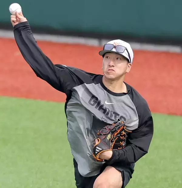 【巨人】故障班の大勢　キャッチボール再開　「右肘の張り」で登録抹消から約１週間　復帰へ一歩ずつ前進