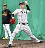 「【阪神】門別啓人、伏見寅威との“東海大札幌出身バッテリー”実現　ブルペンで変化球交え５４球」の画像1