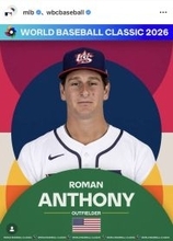 レッドソックスの２１歳超有望株がＷＢＣ米国代表入り　昨季「３０―３０」のキャロルが右手骨折で辞退