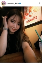 元ＡＫＢメンバーが「旦那っち」一般男性の夫を公開！スタバでラブラブ「素敵！！」「いい女」の加藤玲奈