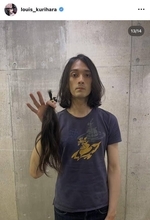 モデルの栗原類、３１センチ髪バッサリ！「ヘアドネーションに興味持ってくれたら」
