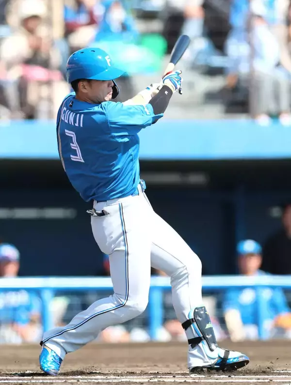 【日本ハム】郡司裕也「静岡のお茶畑の風景を感じながら…」先制Ｖ打　お茶パワーで花粉症も撃退