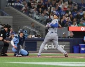 大谷翔平が４３試合連続出塁　イチローの日本人記録に並ぶ　１打席目四球　メジャー記録まではまさかのあと「４１」