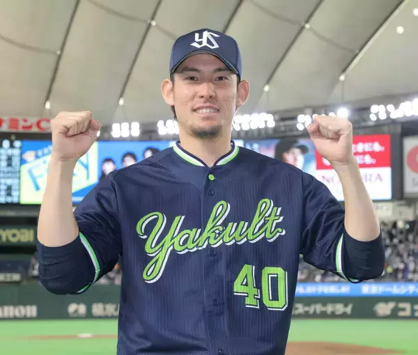 【ヤクルト】７回１死まで完全投球の高梨裕稔が今季初勝利「背が３メートルくらいあればいいなと思った」