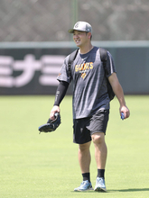 【巨人】右膝負傷の岸田行倫「日に日に良くなっています」ファウル直撃で登録抹消、球宴明け復帰へ順調に回復
