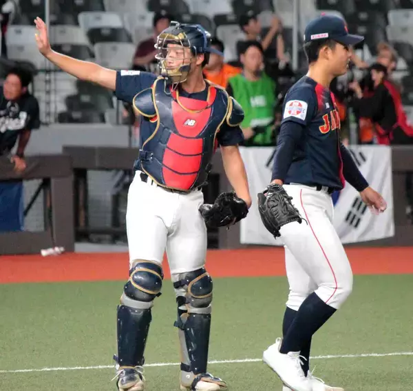 【Ｕ―１８】甲子園優勝捕手が悔やんだ“迷い”「先に投げようか、追おうかと…」智弁和歌山・山田凜虎、悔しさ残る準Ｖ…アジア選手権