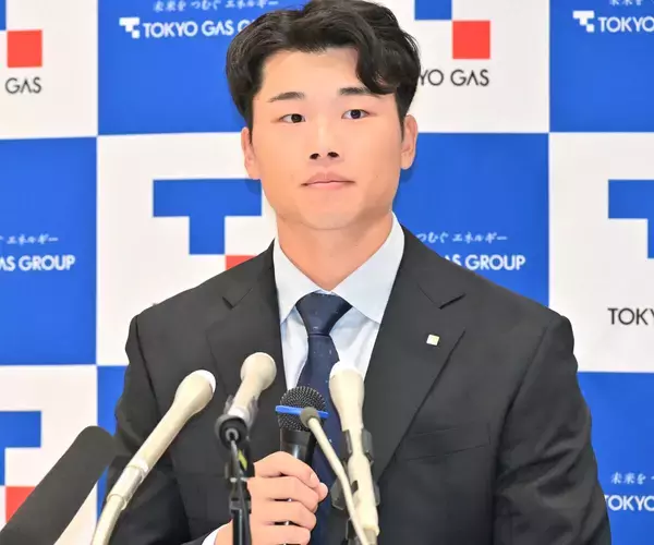 【ドラフト】ヤクルト１位の東京ガス・藤沢涼介「池山さんからバッティングを教わってホームランを打てるようになりたい」横浜国大出身　理系の大砲