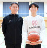 「【高校バスケ】駒大苫小牧の目標は８強以上…田島範人ＨＣ＆翼の親子鷹で最初で最後の全国に挑む…ウィンターカップ」の画像1