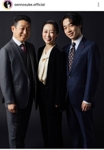 大物歌舞伎俳優の親子ショットが美しい！「笑顔が素敵」「久しぶりに見るお母様」片岡千之助…祖父は人間国宝