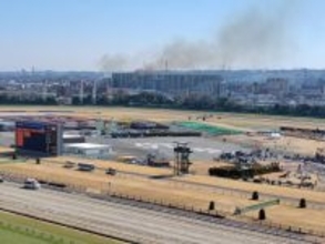 Ｇ１・フェブラリーＳを翌日に控えた東京競馬場付近で火事？　スタンドから見える黒煙にファンから心配の声