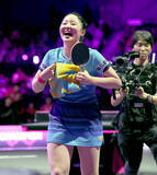 「【卓球】張本美和、日本開催のチャンピオンズ初制覇「これ以上の幸せはない」　決勝で昨年女王の中国選手に４―２…ＷＴＴチャンピオンズ横浜」の画像1