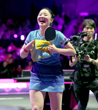 【卓球】張本美和、日本開催のチャンピオンズ初制覇「これ以上の幸せはない」　決勝で昨年女王の中国選手に４―２…ＷＴＴチャンピオンズ横浜