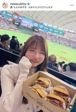 大食いタレントがＷＢＣでも本領発揮「いっぱい食べる時間あって楽しかったぁ」もえあずが公開「全部おいしそう」