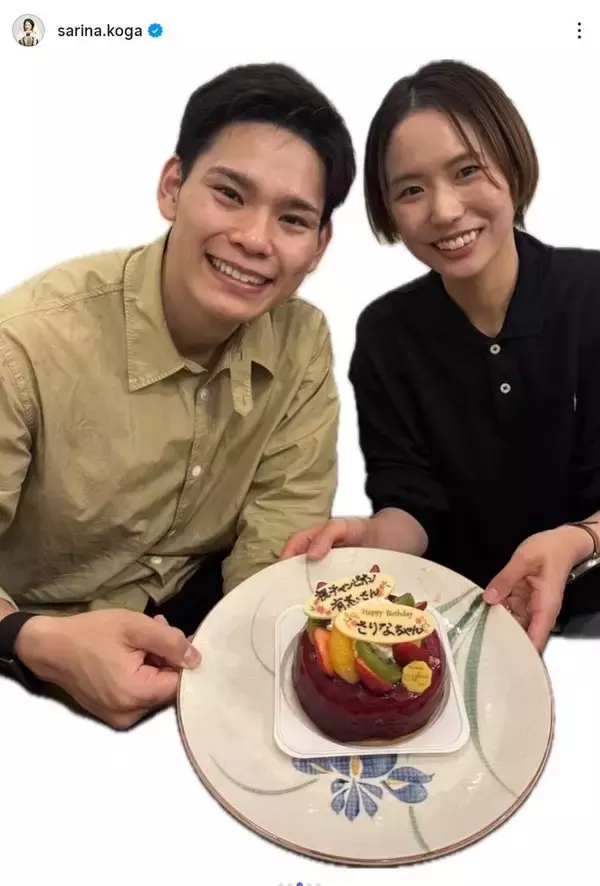 バレー古賀紗理那さん＆西田有志　ラブラブ夫婦ショットも「前日に夫と大喧嘩して…」報告に騒然「びっくり」