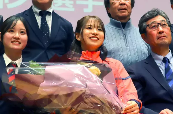 【Ｓトラック】長森遥南　母校・関学大壮行会でミラノ五輪活躍誓う　「子供たちに夢を与えられるような存在に」