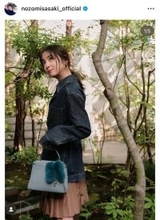 佐々木希、デニムジャケット×ミニスカコーデにくぎ付け！「どこまで可愛くなって」「美人さん」「眩しいです～」