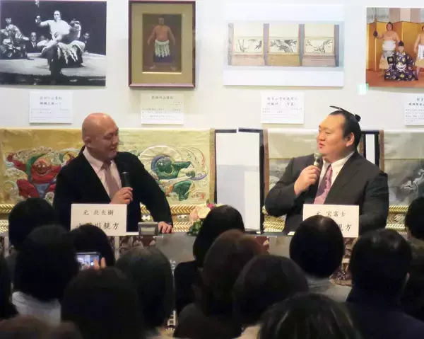 元関脇・宝富士の桐山親方がトークショー　序ノ口・旭富士は「しこ名で呼びづらい」