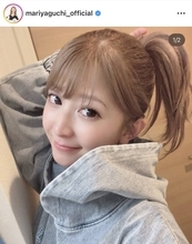 元「モー娘。」人気メンバー４３歳　茶髪ポニテ姿「どタイプです」「似合いすぎる」矢口真里にくぎ付け