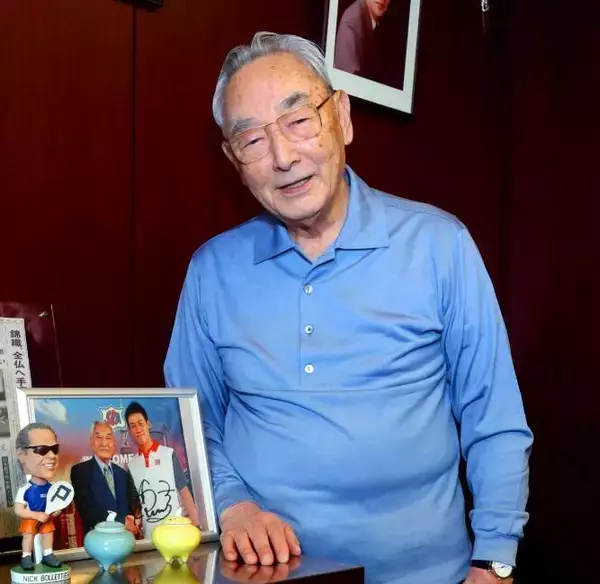 錦織圭　すべての原点は最大の恩人　盛田正明氏　引退に際し「テニスもビジネスも厳しい目標こそ成功への第一歩」とエール