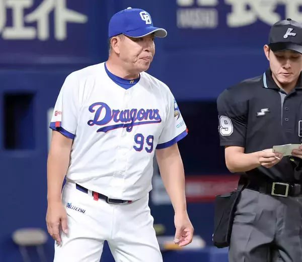 【中日】ウイング席３被弾に井上一樹監督「しょうがない」「それは承知で開幕している」１３年ぶりの両リーグ最速１０敗目で５カード連続勝ち越しなし　借金は今季ワースト７に