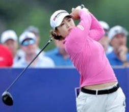 西郷真央は５９位発進「後半に切り替えられた」　前半４オーバーから３連続バーディーで挽回