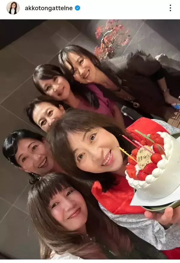 ６０歳・松本明子　８３年組アイドルとの集合ショットが「かわいすぎ」「素敵な笑顔」デビューから４３年