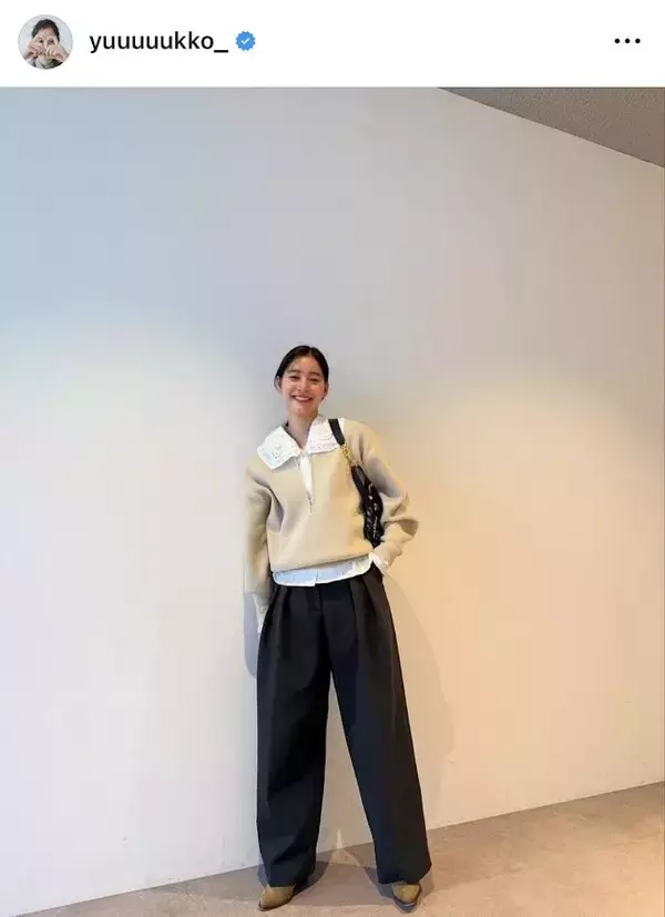 新木優子、トップスの襟がかわいい私服ショットを披露 「相変わらずの 