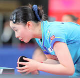 「【卓球全日本】張本美和、史上初の４冠へ「あと２勝」　女子ダブルスも決勝進出」の画像1