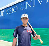 「【大学野球】慶大が勝ち点４　法大圧倒でＶに前進　今津慶介主将ダメ押し２号ソロ　エース渡辺和大が５勝目」の画像1