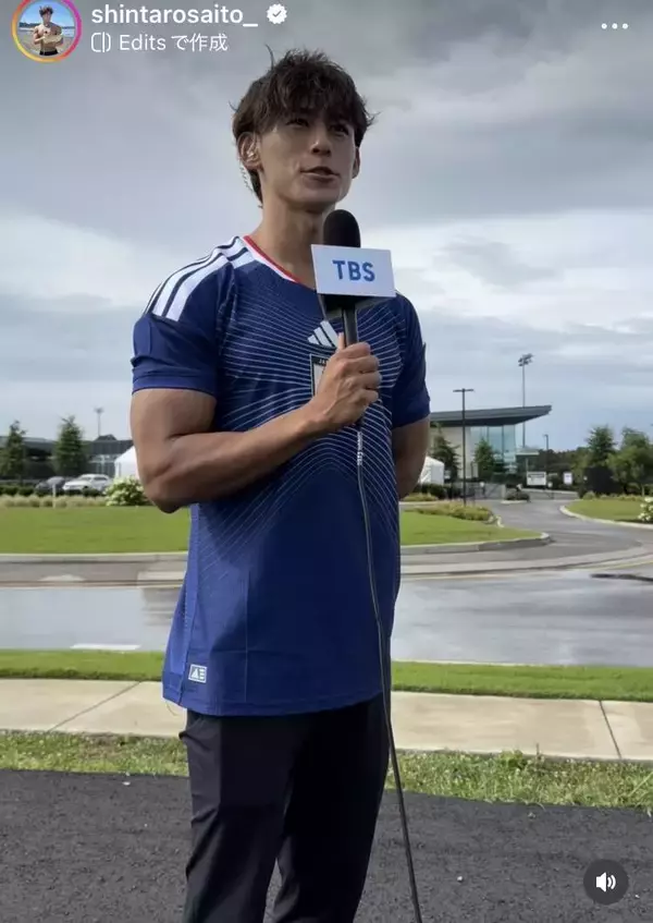 有名大卒→ＴＢＳ入社のイケメンアナ　中継よりユニホームが…「筋肉にクギづけ」「何センチある」齋藤慎太郎アナ
