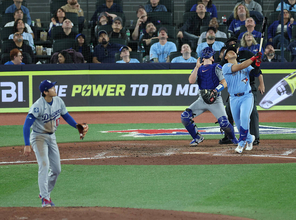 岡本和真、投手・大谷翔平と初対決も３打席凡退…１打席目は１６１キロ直球に空振り三振