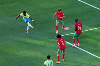 【Ｗ杯】ブラジルが追いつく　前半３２分にビニシウス弾　ネイマール欠場も…史上最多６度目Ｖへエンジン全開