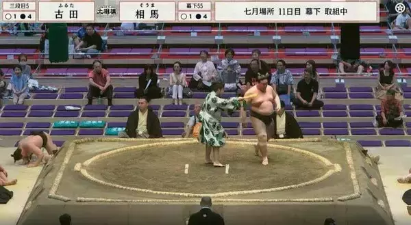 名古屋場所で発生率０．０５％の珍手を幕下力士が決めて館内騒然　「珍しい勝ち方」「決まり手は何になるの？」の声