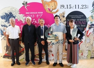 「すみだ北斎美術館」開館１０周年記念の特別展開幕！北斎作品最長７メートル　“帰ってきた幻の絵巻”鑑賞可能、未公開から新規収蔵作品まで展示