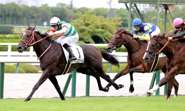 【阪神５Ｒ・２歳新馬】リスグラシューの娘・リスグロワールが豪脚で良血馬対決制す　レーン騎手「すごい瞬発力」