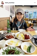 つちやかおり、次女と顔出し２ショット「かわい～い！」韓国満喫を報告…元夫は「シブがき隊」布川敏和