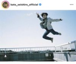 「ひゃっほーーーい」加藤清史郎の「特大ジャンプ写真（変顔）」ショットが話題！