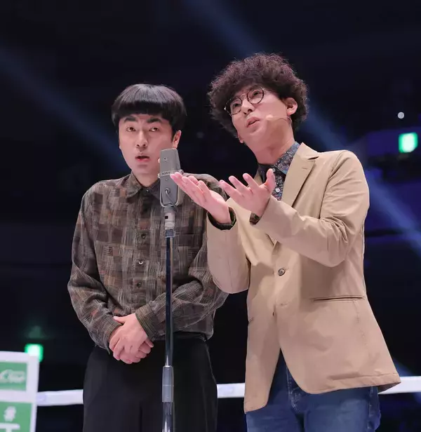 【ボクシング】Ｍ―１王者「たくろう」が今度は国技館に降臨！　天心再起戦リングで異例の漫才　リングアナネタの“完成版”披露で沸かせる