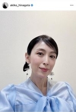 ４８歳美魔女・雛形あきこ、さわやかな春コーデがお似合い！「どんどん綺麗になっていく」