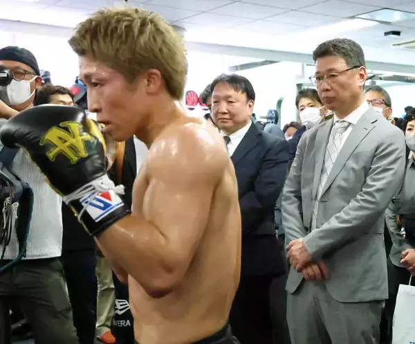 【ボクシング】井上尚弥公開練習を中谷潤人陣営が視察 　井上「包み隠さず全部やりました」