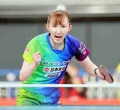【卓球全日本】早田ひな、女子シングルス史上４人目の４連覇王手！　２３年準Ｖ・木原美悠を４―２で下す