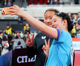 初優勝の張本美和　前日が誕生日コーチの父・宇さんに「お金では買えないプレゼント」