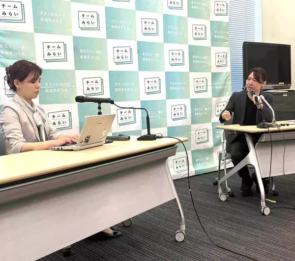 チームみらい・安野党首、キャンドル・ジュン方式会見に手応え「ちゃんと質疑できている」